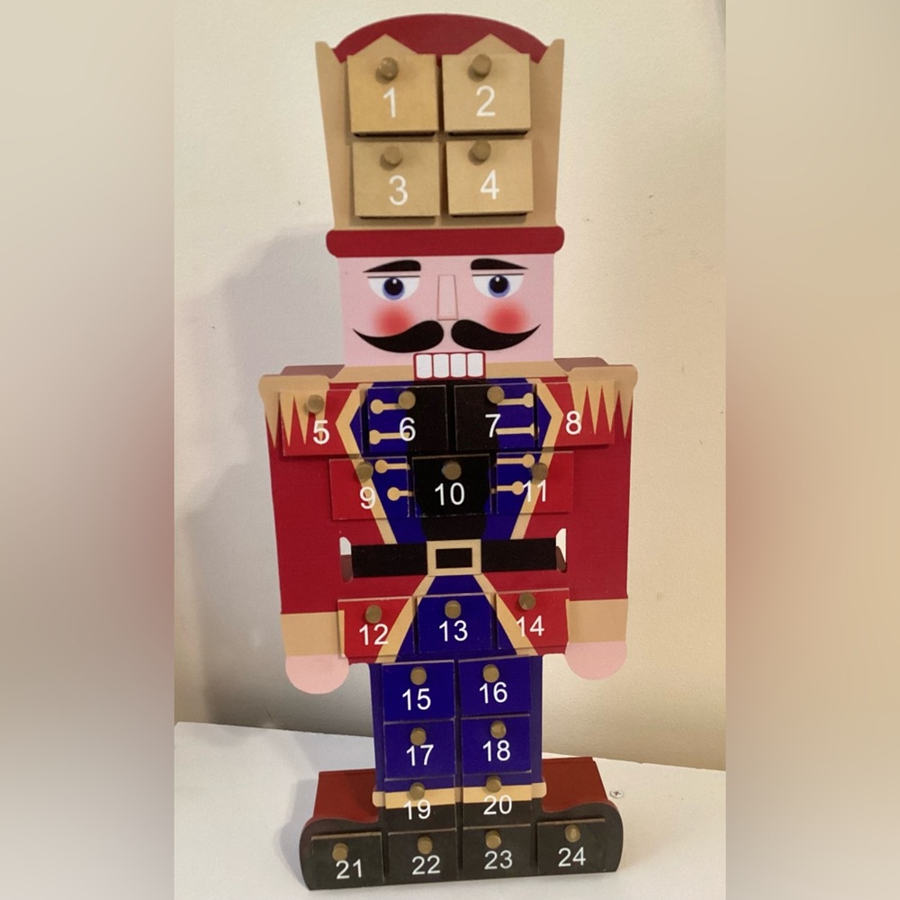 Nutcracker Soldier Advent 3D Countdown to Christmas Calendar Toy